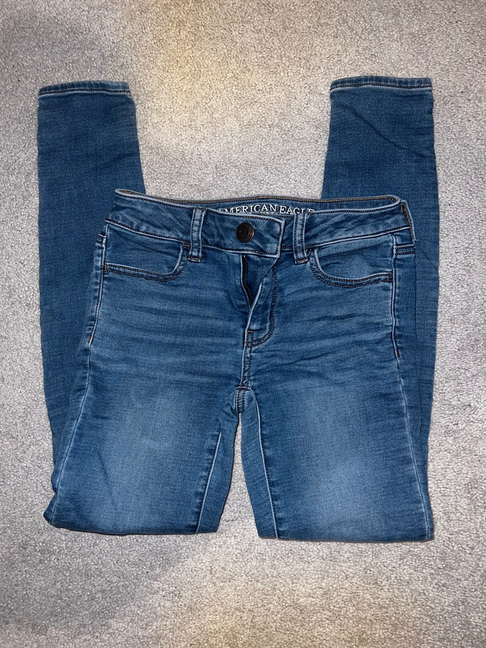 American Eagle Outfitters Dark Blue Women's Skinny Jeans